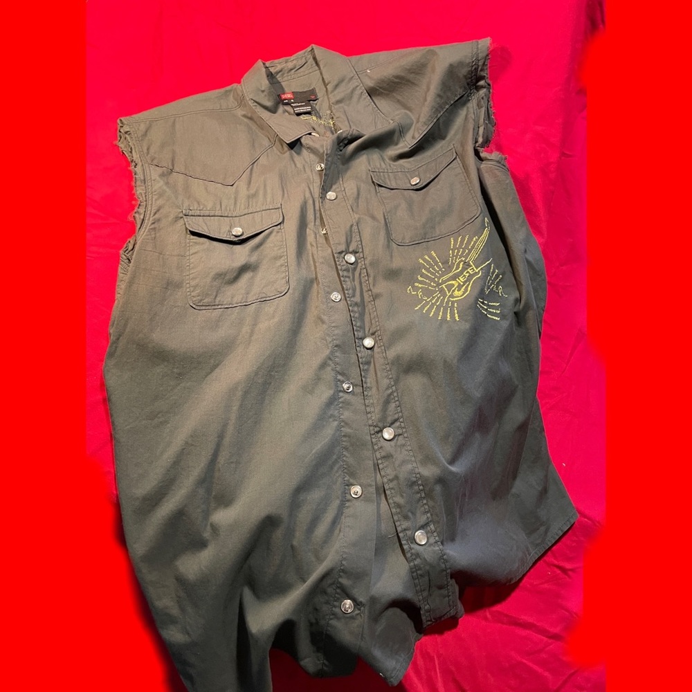 Diesel Men's Fun Festival + Cars Musik Shirt XL